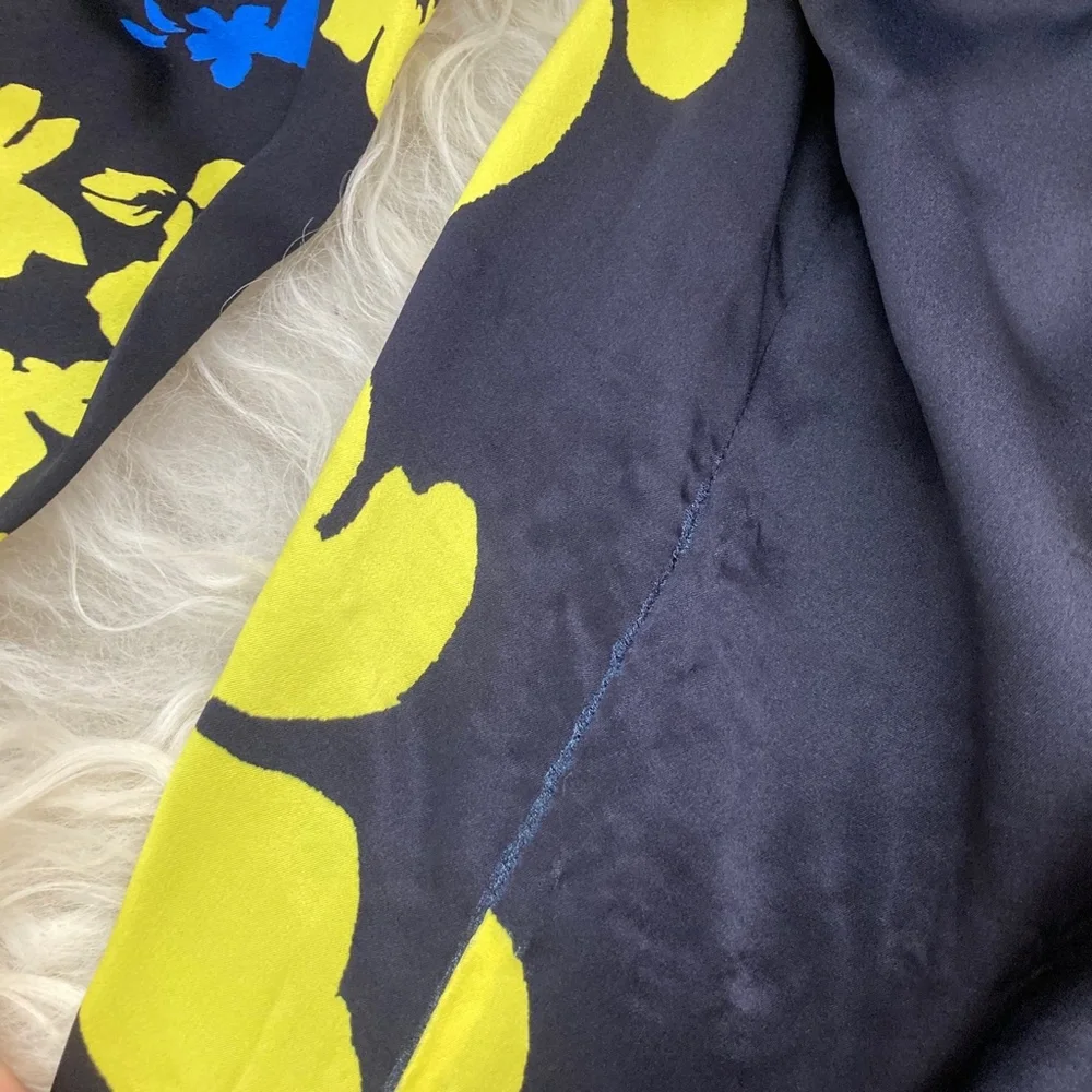 TANYA TAYLOR Camo Print Satin Florence Dress - Picture 14 of 14